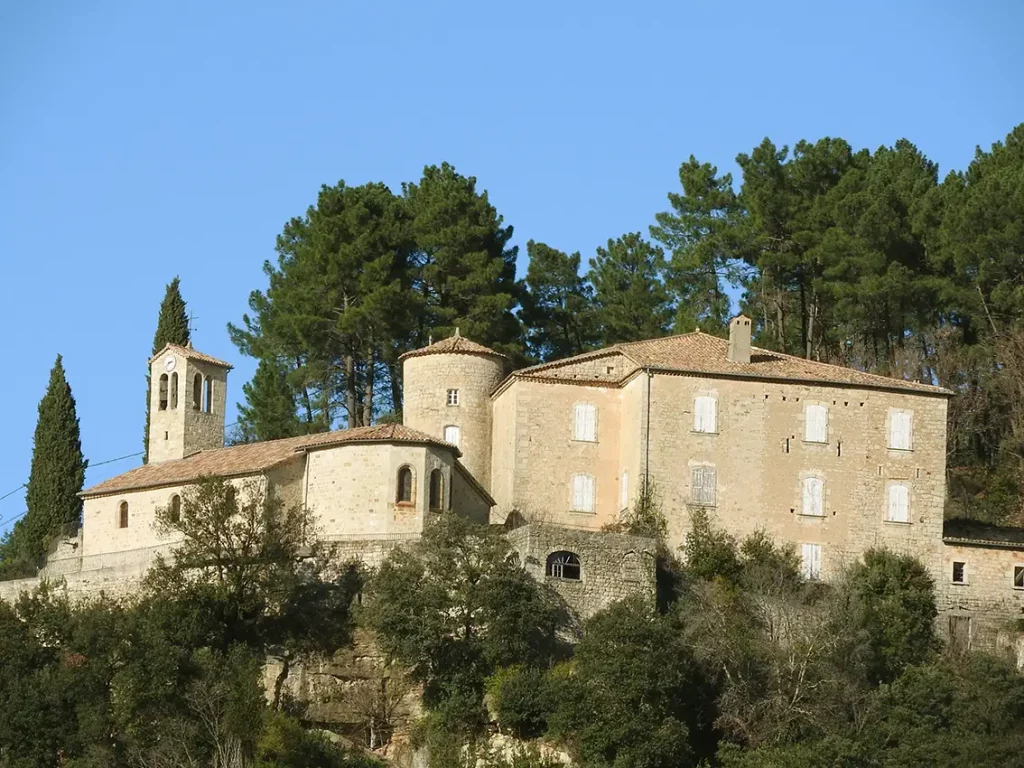 Château de Vernon, sud Ardèche